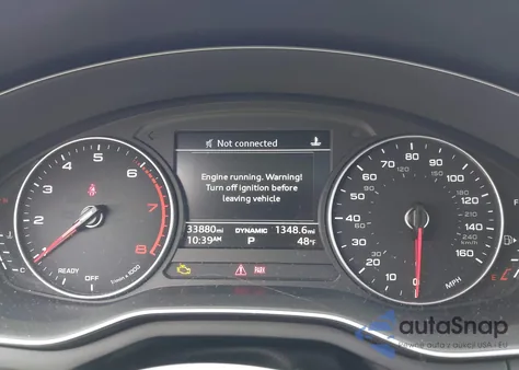 2017 Audi A4 2.0T Ultra Premium from USA, damaged, VIN WAUGMAF46HN071928